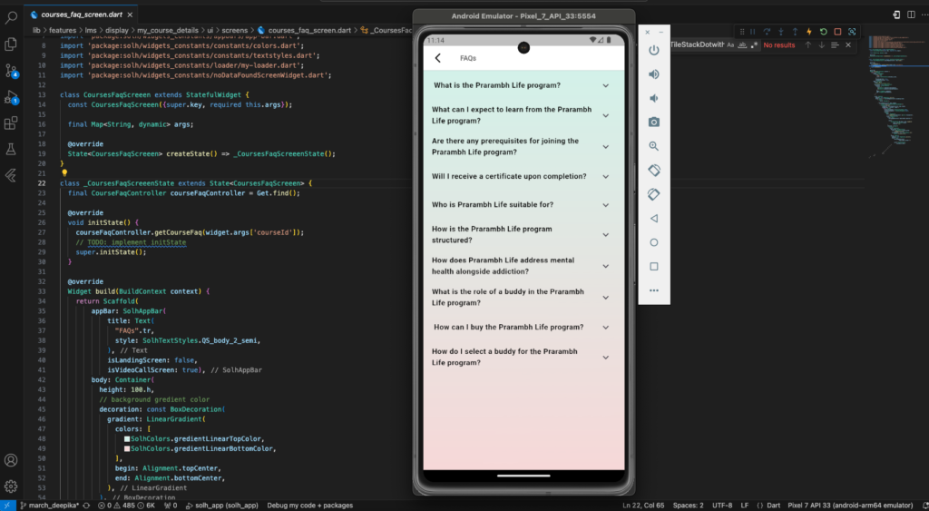<img src = "expenstiontileui.jpeg" alt ="FAQ Screen UI in Flutter Using ExpansionTile">