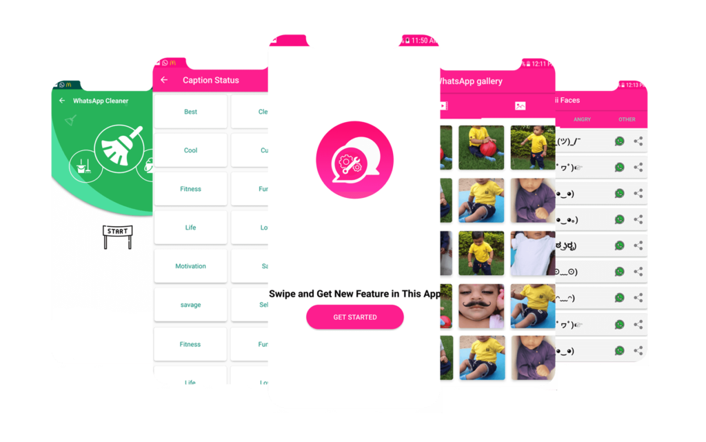 WhatsApp Tool chat app with whatsapp web walk & chat status saver