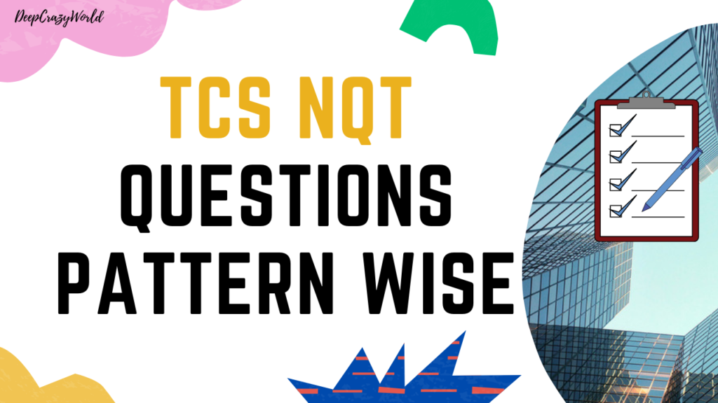TCS NQT Questions with Answer | TCS NQT