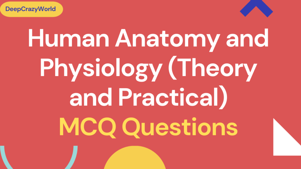Human Anatomy and Physiology (Theory and Practical) MCQ Questions