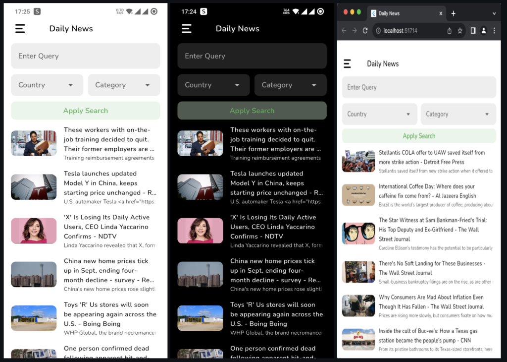 An Advanced Flutter app showcasing daily news articles