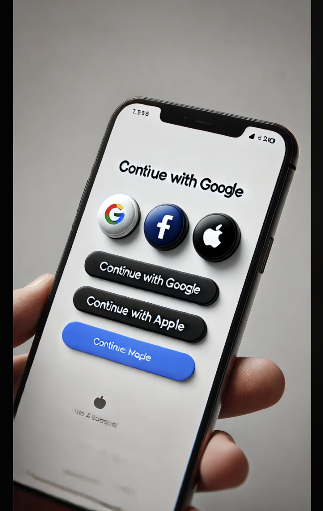Create custom social login button Google, Facebook and Apple ui in Flutter
