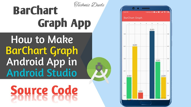How to Make BarChart Graph in Android Studio with source code