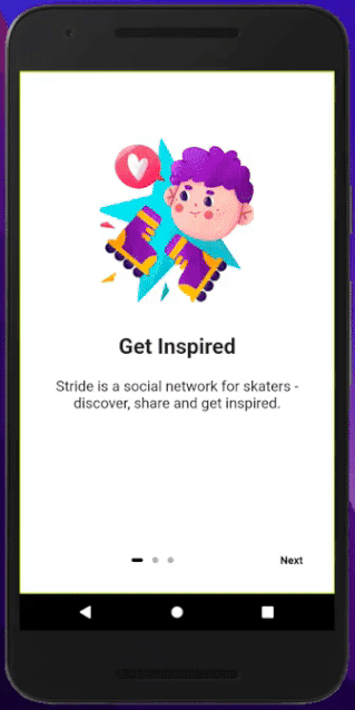 Awesome onboarding screen with Flutter source code