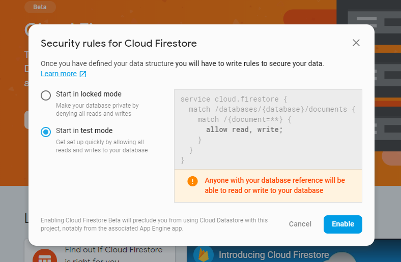 <img src="firebase test mode.png" alt="firebase test mode">