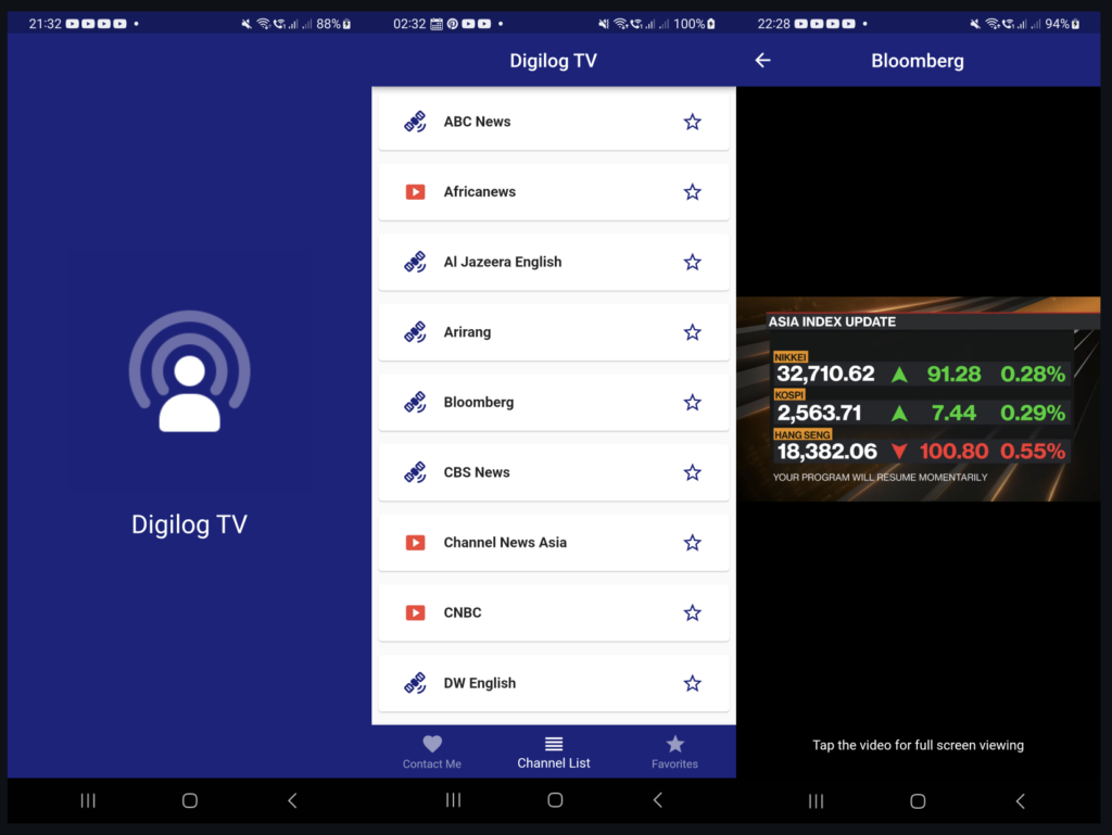 TV news app with Flutter a free and open-source