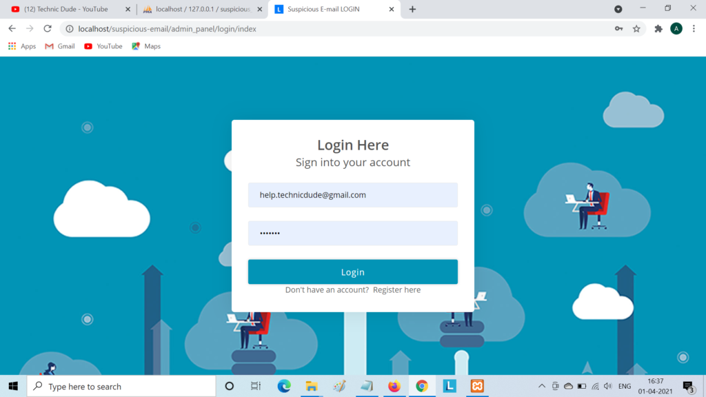 College Project || Harmful E-mail Detection Project