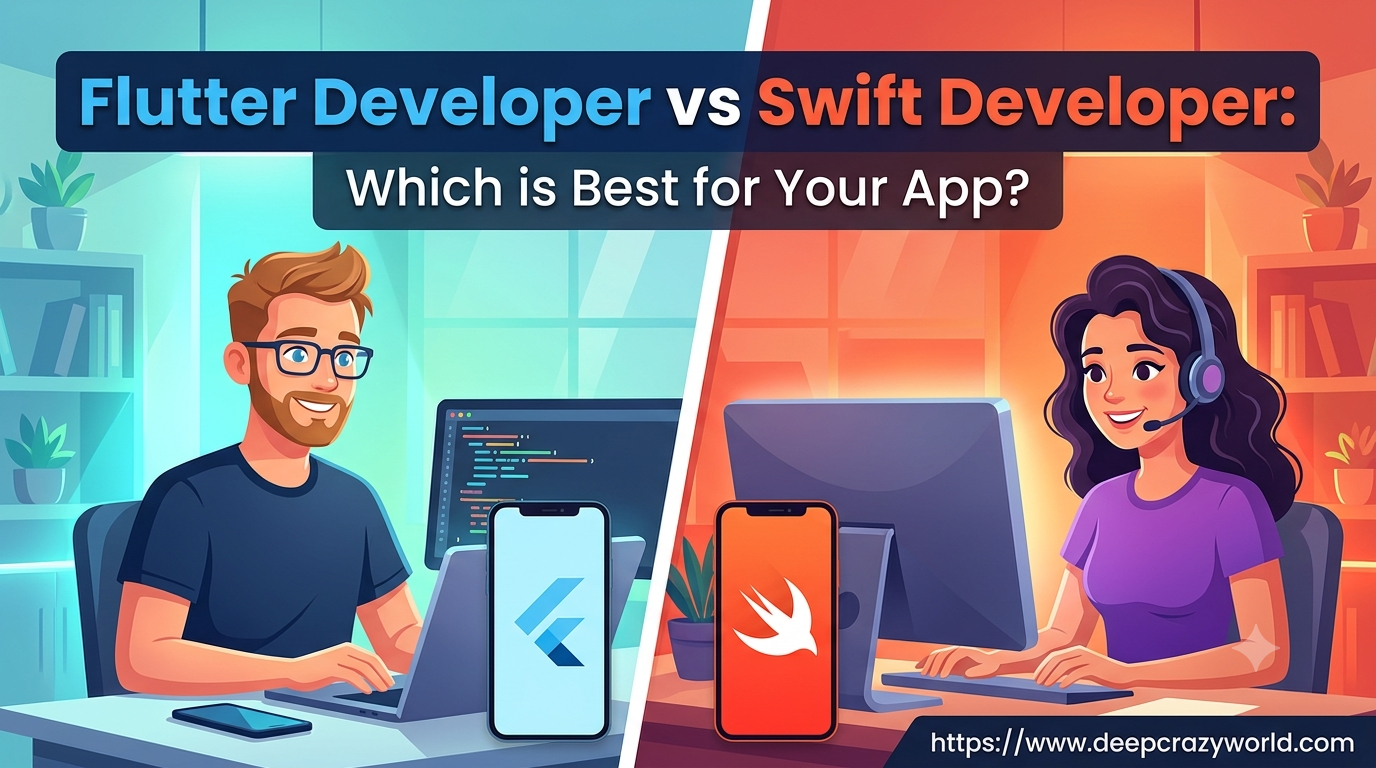 Flutter Developer vs Swift Developer: Which is Best for Your App?