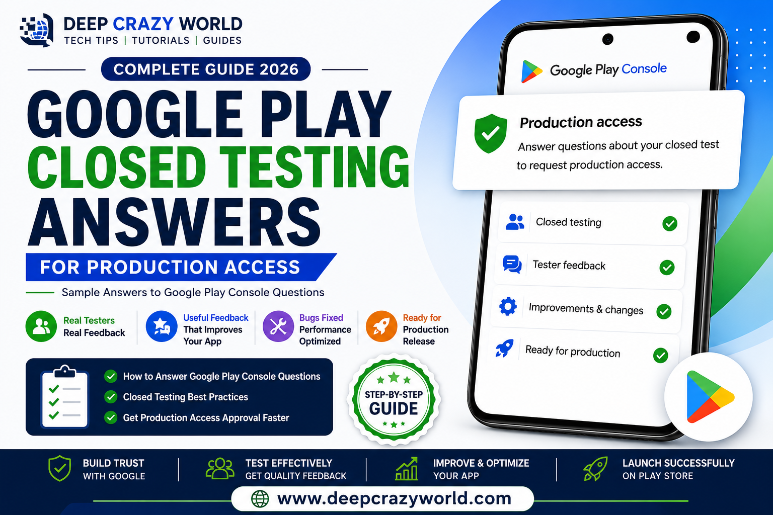Google Play Closed Testing Answers for Production Access (2026)