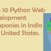 Top 10 Python Web Development Companies in India and United States.