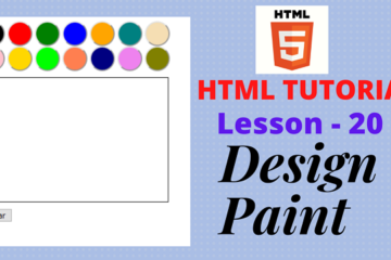 design paint in html