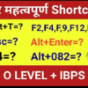 All Basic Computer Keyboard Shortcut Keys for CCC exam