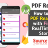 Make PDF Reader with Firebase in Android Studio – Earn Money