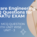 Unit 3 Software Engineering MCQ Questions for AKTU Exams