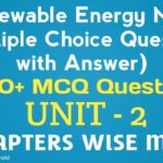 Renewable Energy MCQ (Basics of Solar Energy) Unit – 2