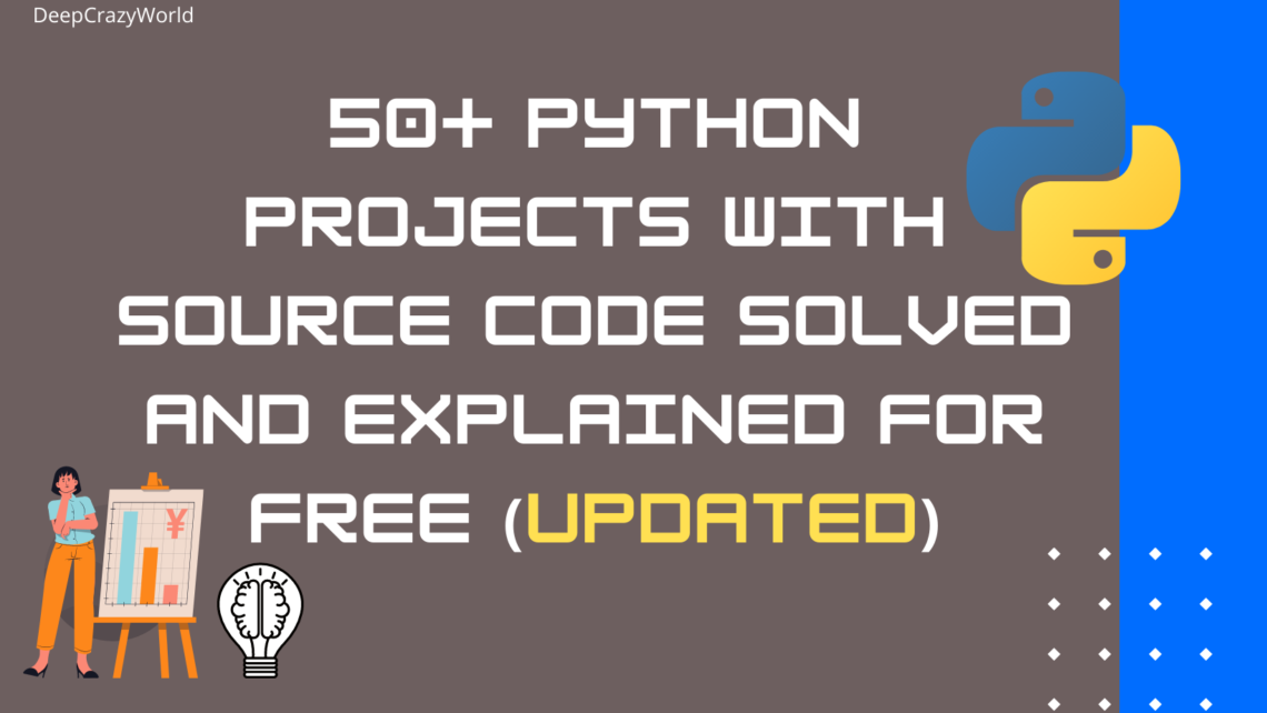 Read more about the article Top 50+ Python Projects With Source Code Free 2021(updated)