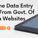 Online Data Entry Job From Govt. Of India Websites (updated)