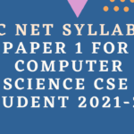 UGC NET Syllabus Paper 1 Download for CSE student (updated)