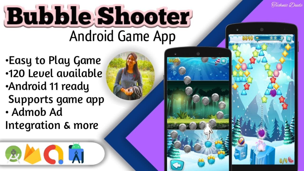 Read more about the article Bubble Shooter Game App | Frozen (Admob + GDPR + Android Studio)
