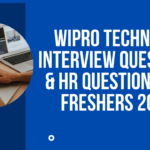 Wipro Technical Interview Questions & HR Questions For Freshers