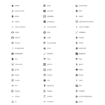 Airtable UI Kit Icons Collection on Flutter
