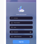 Flutter Login Signup UI Screens with Animation source code