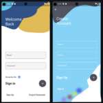 Beautiful Login and signup screen using Flutter with source code