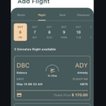 A Flutter Air Ticket Booking UI source code