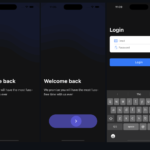 Splash Login UI screen with Animation using flutter