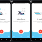 Flutter Splash screen with curved custom bottom sheet and dots indicator