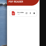 PDF reader app developed using flutter source code
