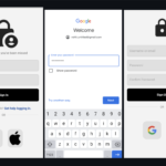 Full login app project with google and apple authentication in flutter