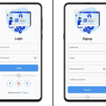 Flutter Login and Signup authentication app source code