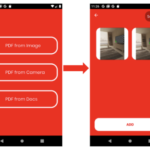 Creates a pdf file from images using Flutter and flask