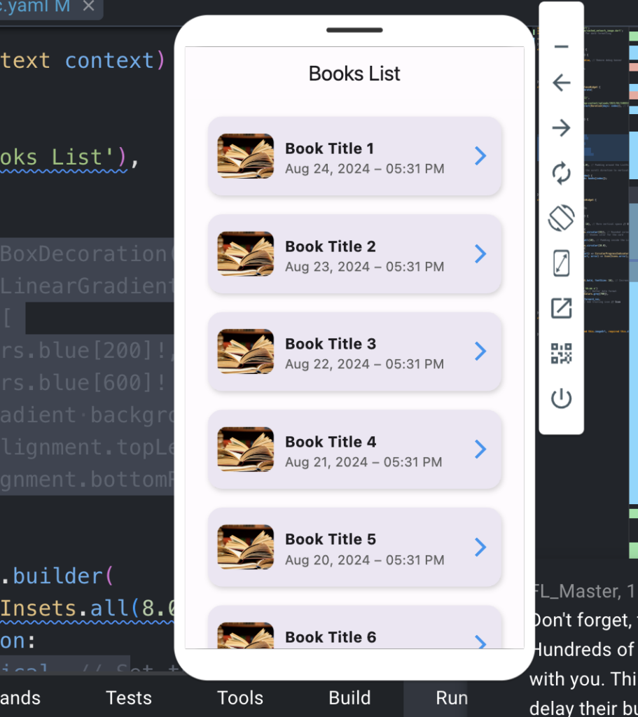 How to make ListView Builder Ui in flutter with Source Code